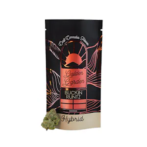 GOLDEN GARDEN - Golden Gardens | Flower -  Buckin Runtz |  3.5g