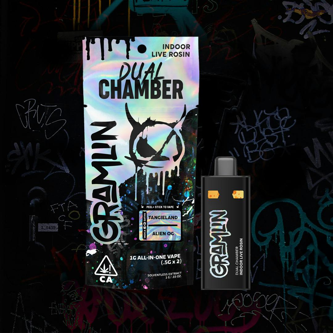 Alien OG x Tangieland - Dual Chamber Live Rosin AIO Vape 1g