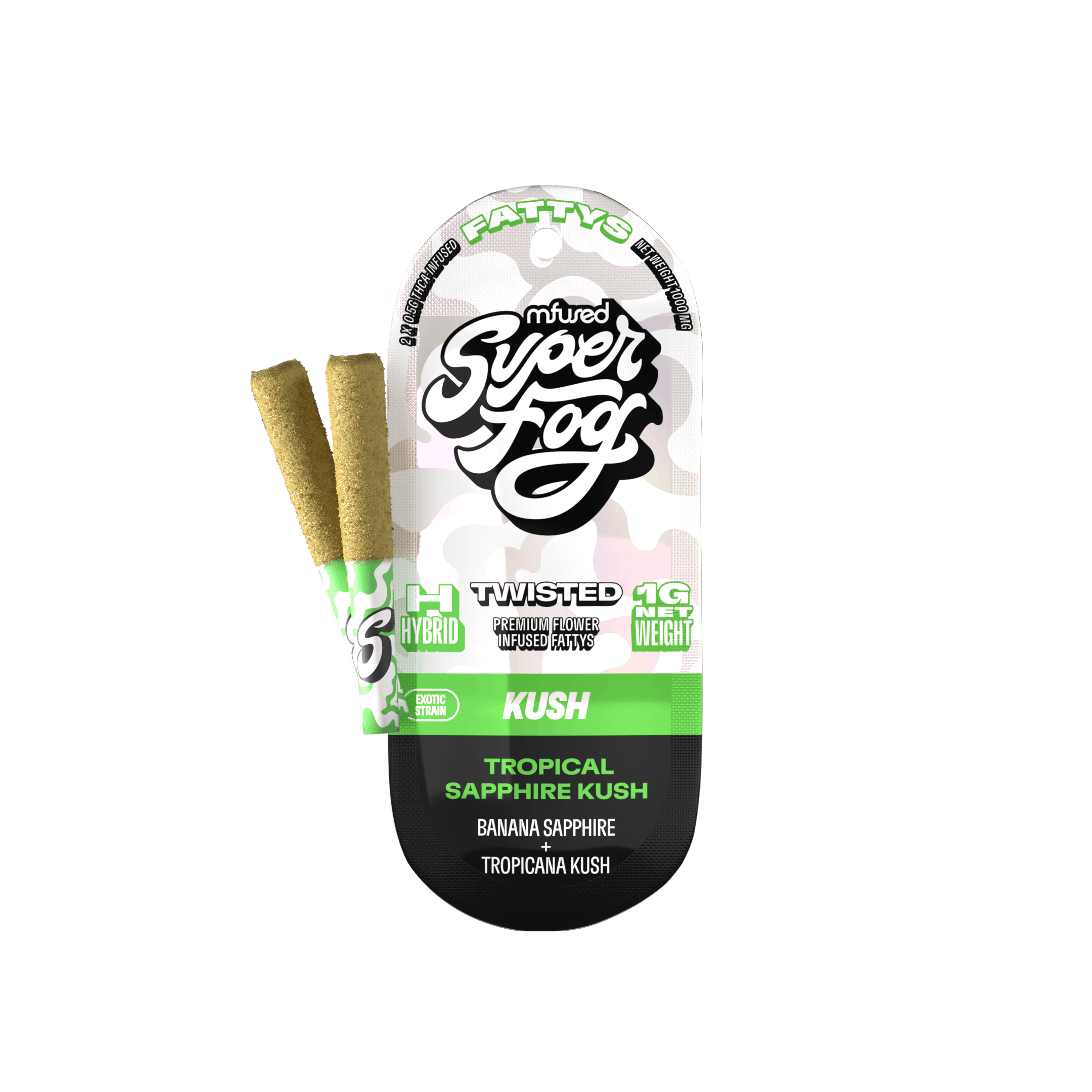 FIRE Infused Fattys 2pk · Sapphire Kush