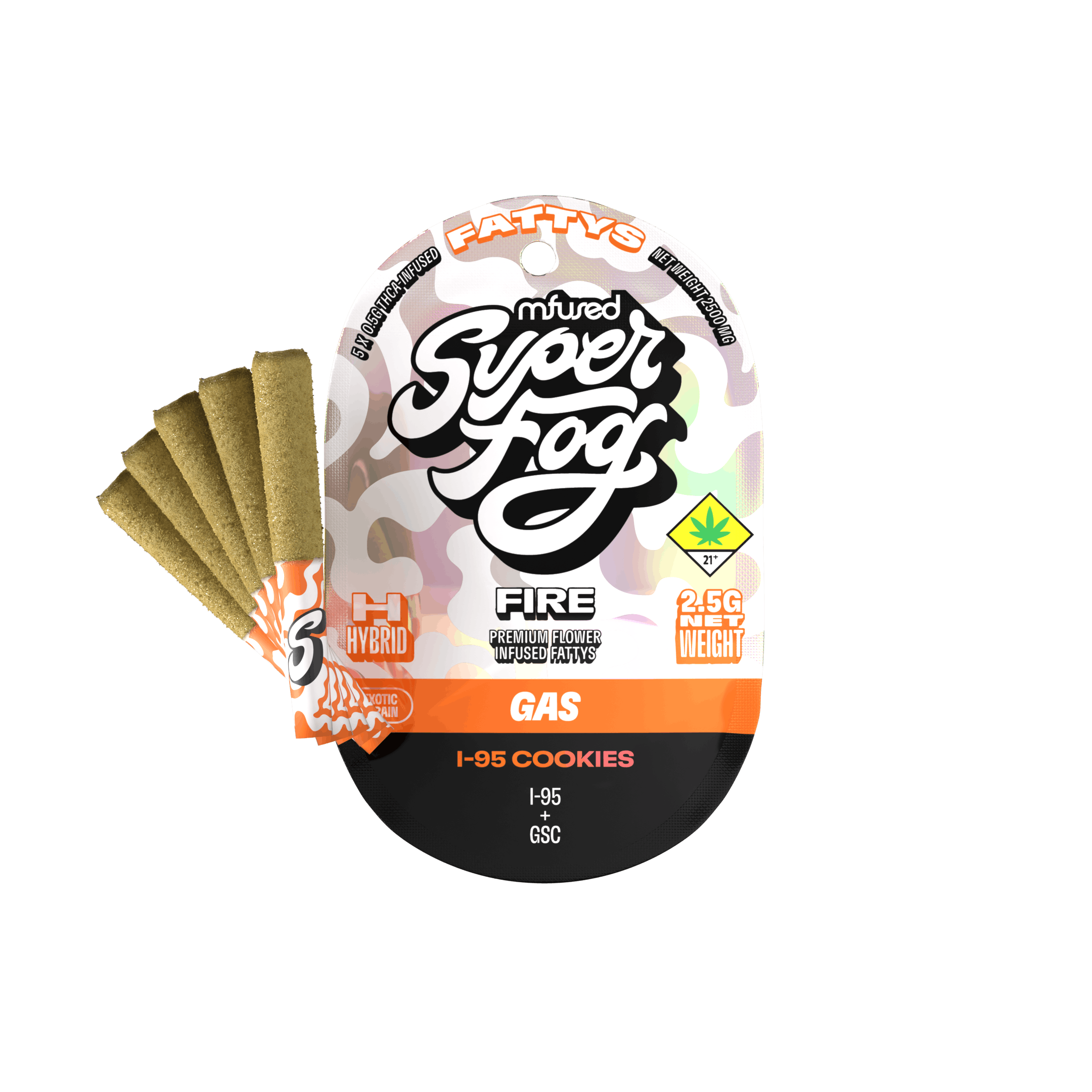 FIRE Infused Fattys 5pk - I-95 Cookies
