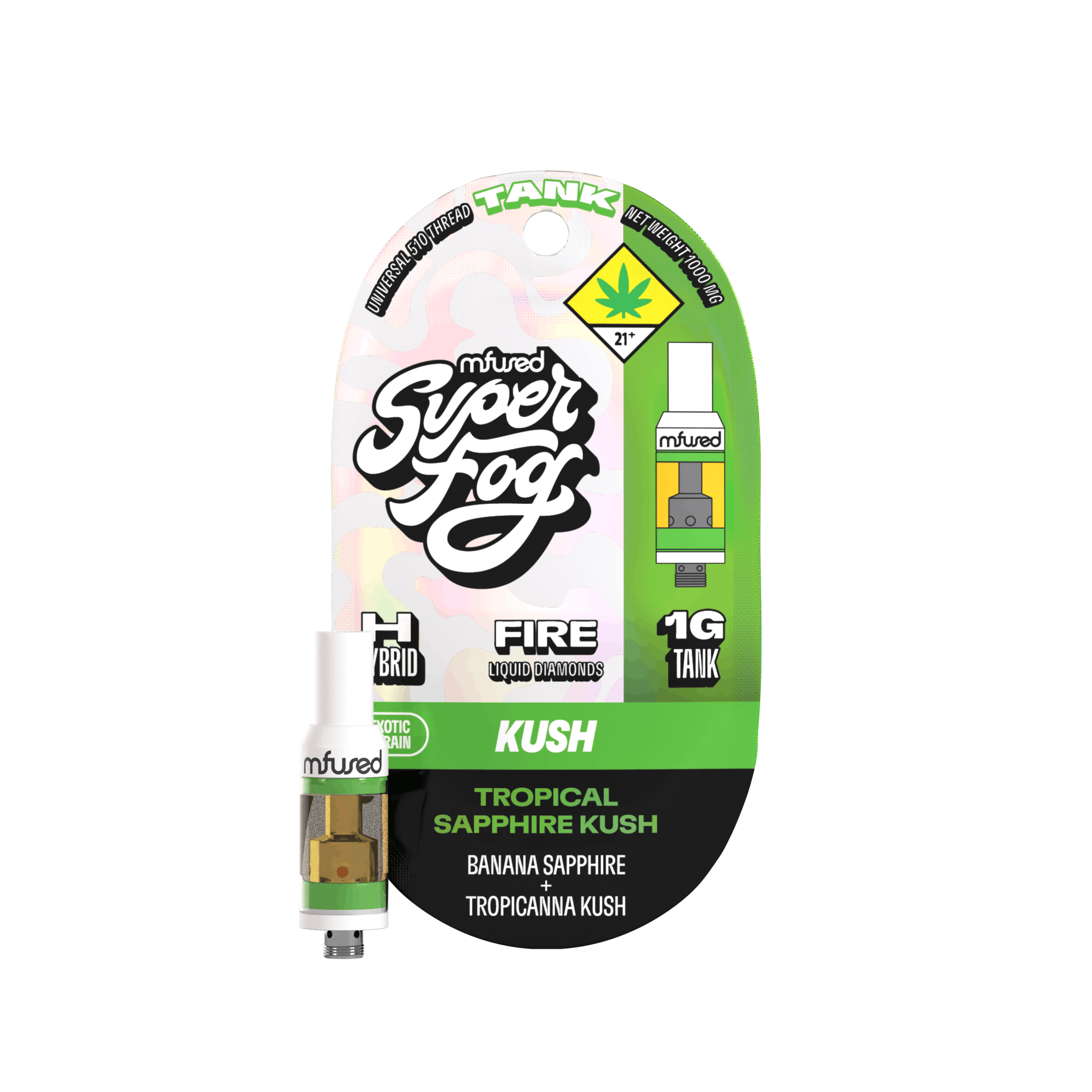 FIRE Liquid Diamonds 1g Tank - Tropical Sapphire Kush