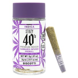 - BISCOTTI - .5G 40's Infused Preroll 4 Pack [2g]
