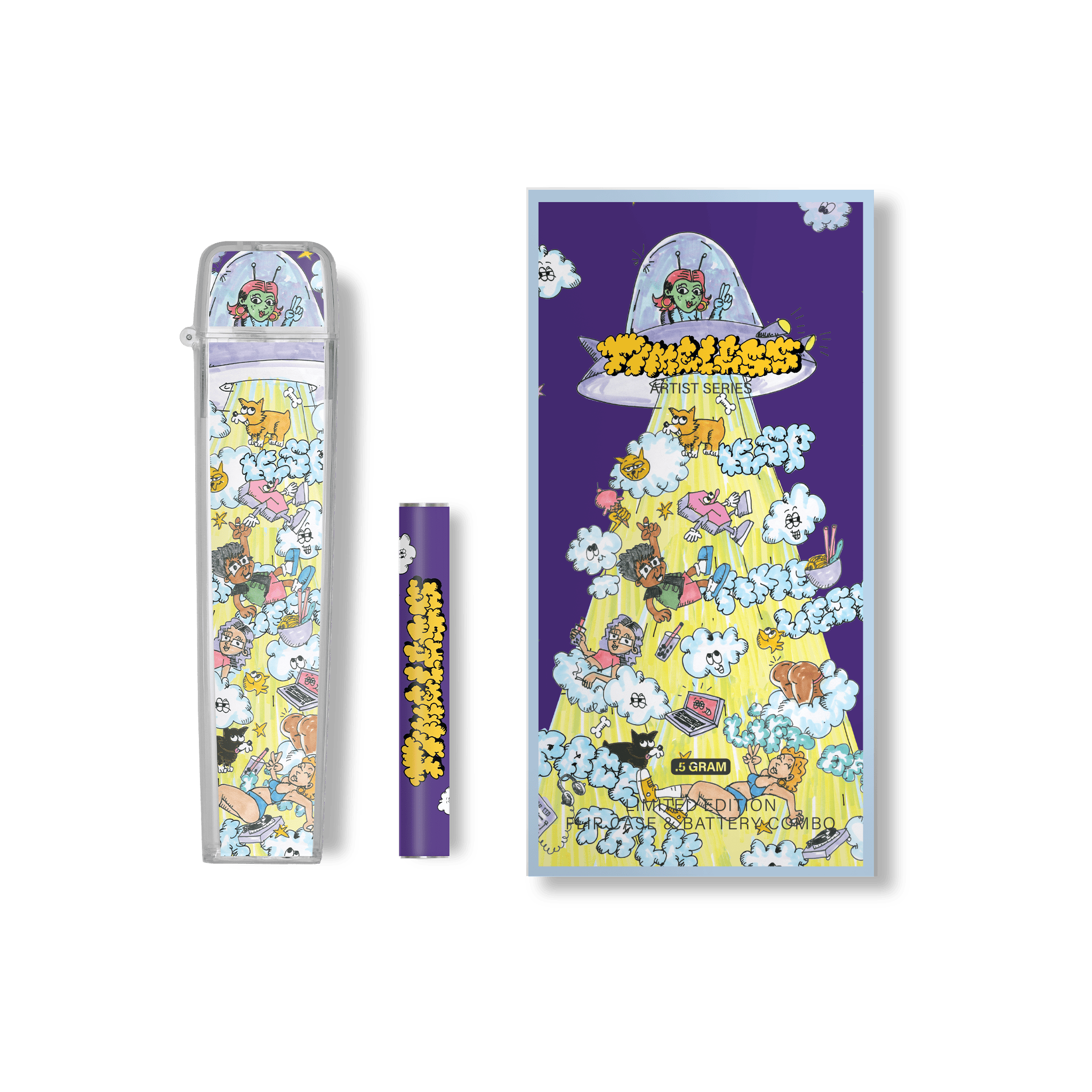 Kristofferson Flip Case & Battery Combo | Battery | 0.5g by Timeless Vapes