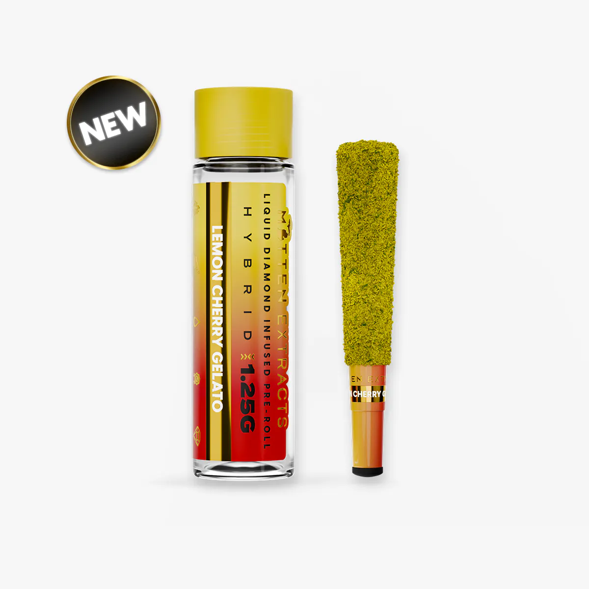 Mitten Extracts - Mitten Extracts 1.25g Infused Preroll - Lemon Cherry Gelato (Hybrid) Main Image