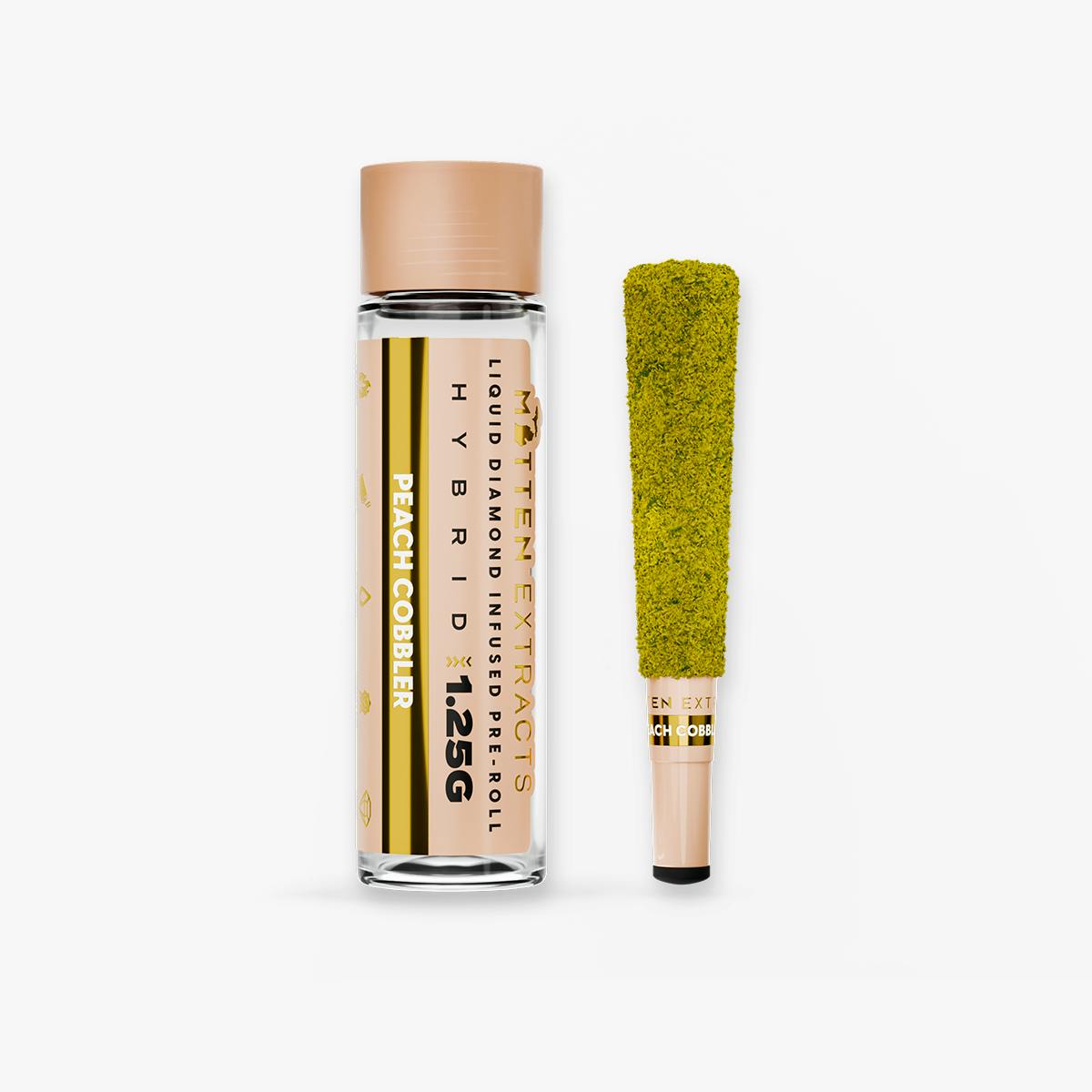 Peach Cobbler | Infused Joint | 1.25g by Mitten Extracts