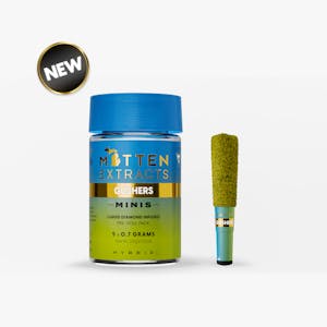 MITTEN EXTRACTS - Mitten Extracts Minis | Infused Pre-Rolls 3.5g | 5 Pack - Gushers