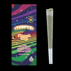 CREME DE CANNA - Creme De Canna - Pineapple Whip 45% -Terpys- Diamond Infused Pre Roll 1g