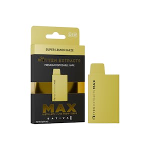 MITTEN EXTRACTS - Mitten Extracts MAX Disposable - Super Lemon Haze 3g (Sativa)