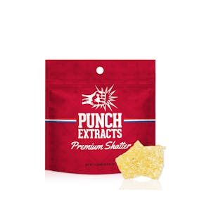 PUNCH EDIBLES & EXTRACTS - Double Up - 1g BHO Shatter (Punch)