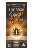 Emerald Sky Orange Octane Live Rosin Gummy SIngle 100mg