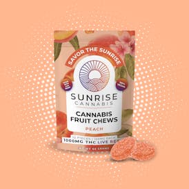Sweet Peach - 1000mg THC Live Resin Fruit Chews