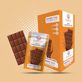 1000mg Milk Chocolate Bar