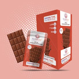 2000mg Milk Chocolate Bar - High Dose
