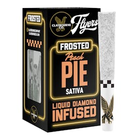 Peach Pie (2.5g) - Diamond Frosted Flyers Pre-Rolls