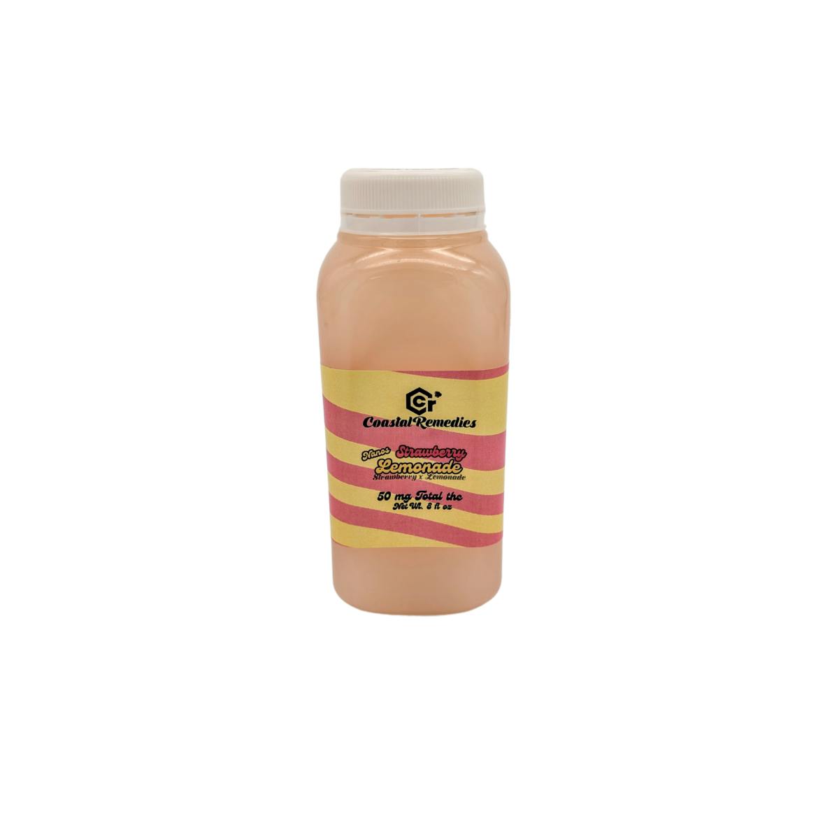 50mg Strawberry Lemonade Nano Drink | Coastal Remedies at Lake Smoke Farm