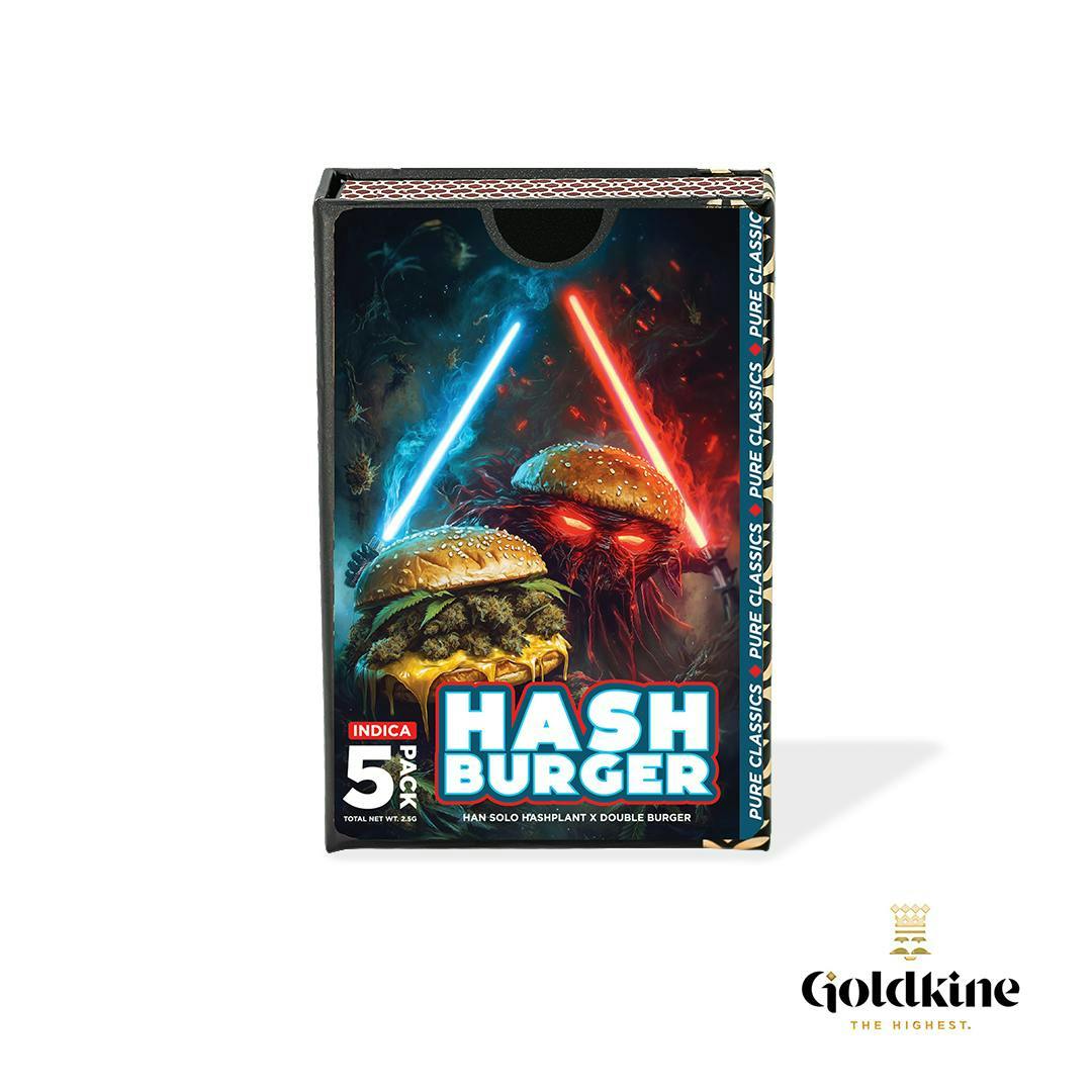 Goldkine 5-pack | Hash Burger