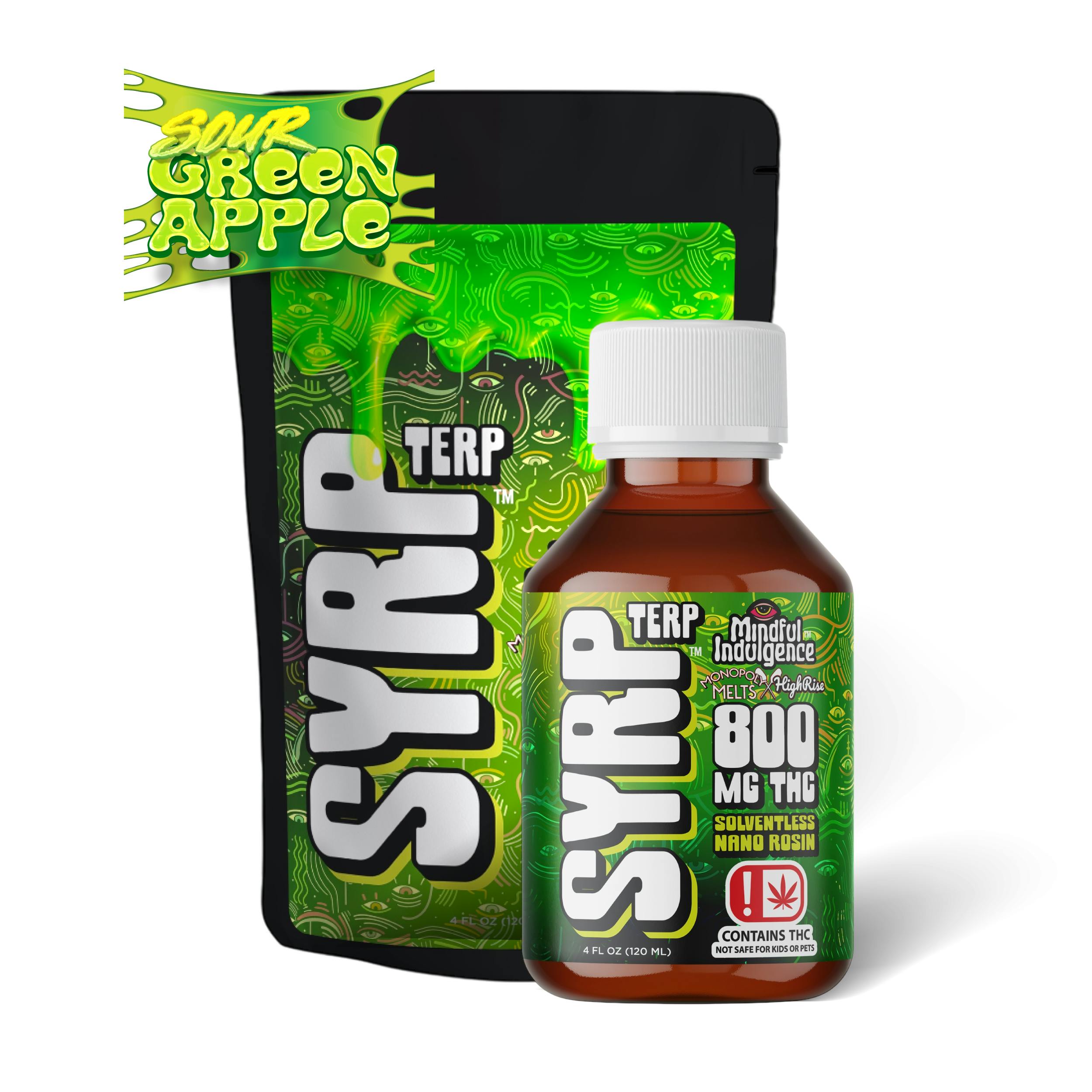 MI x Washers | Terp Syrp | Sour Green Apple | Mix-in | 800mg | 120ml