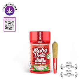 Baby Jeeter | Quad-Infused - Strawberry Cough