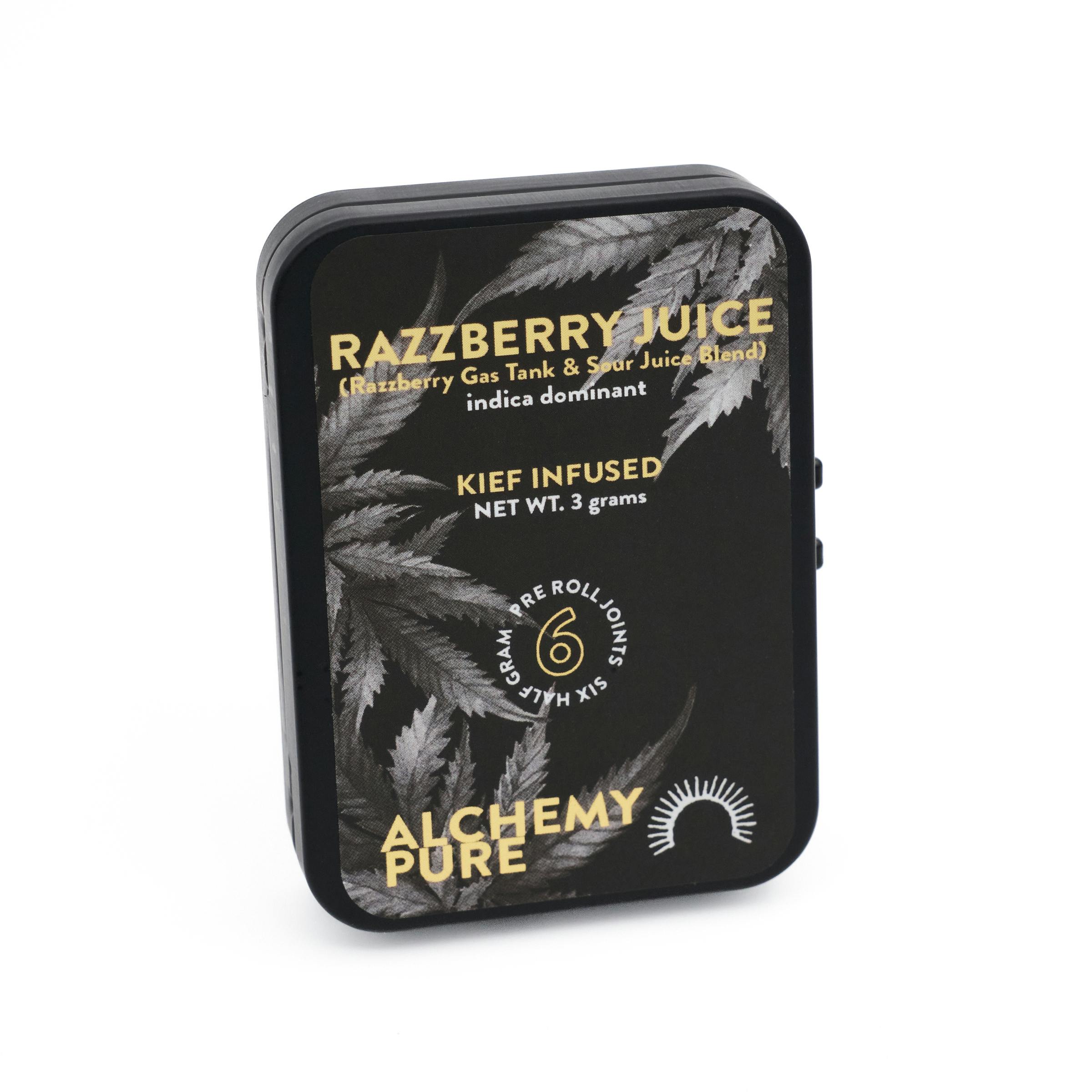 Razzberry Juice infused pre roll 6pk by Alchemy Pure