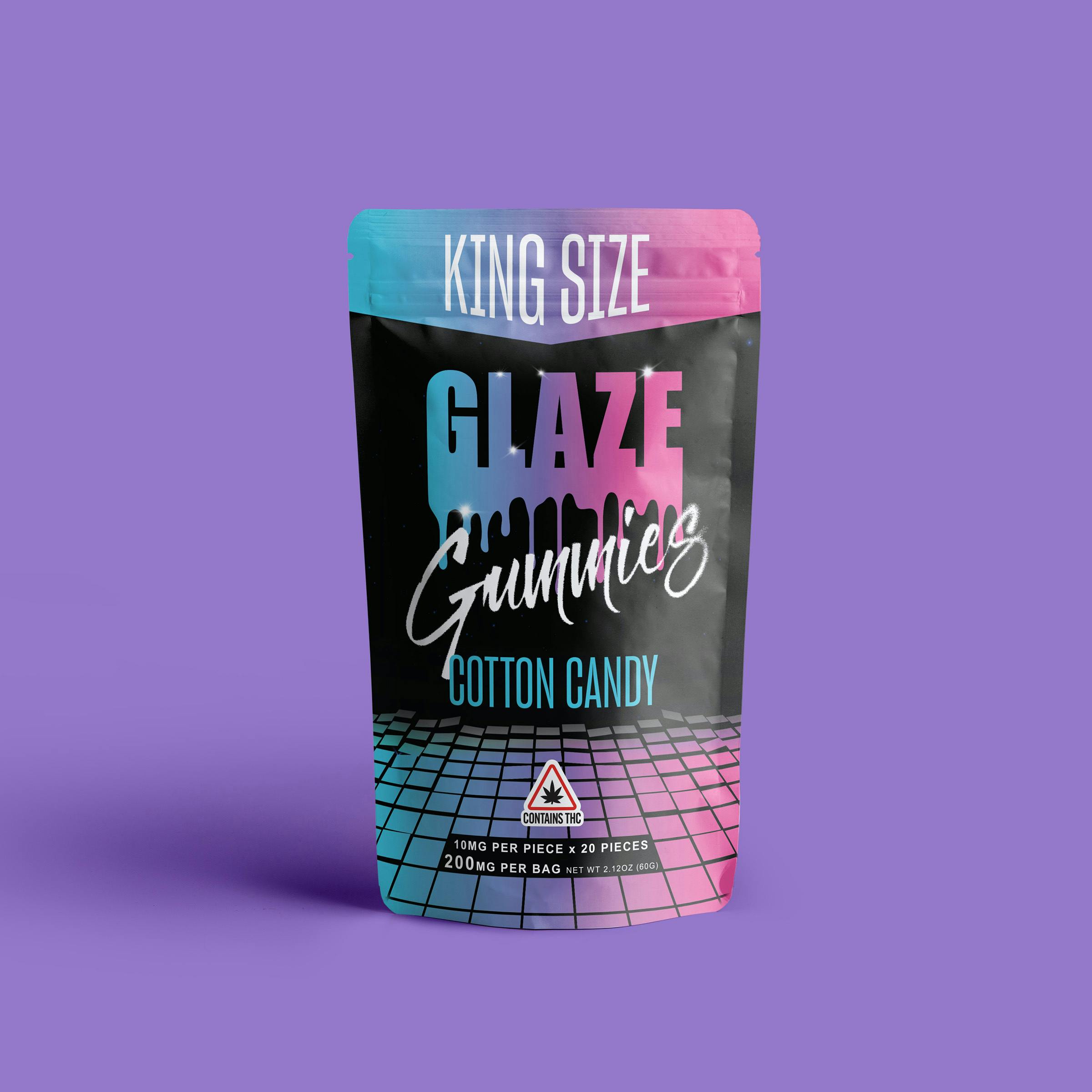 Glaze | Nano | Cotton Candy Gummies | 20pc | 200mg
