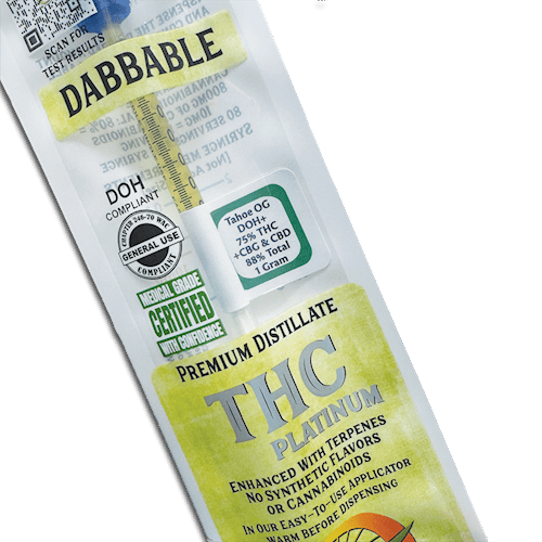 THC Platinum Distillate | Tahoe OG | Hybrid | 7 x 1g