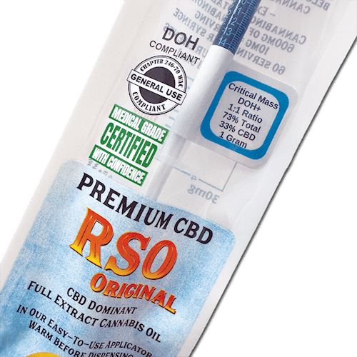 CBD RSO Original | Critical Mass 1:1 | Indica | 1g by Skagit Organics