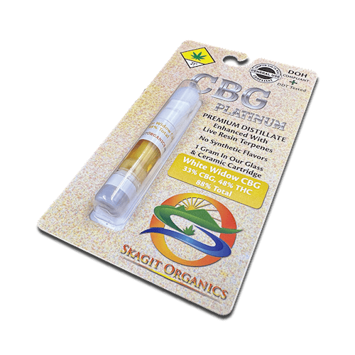 Vape CBG Platinum | White Widow CBG | CBG | 1g by Skagit Organics