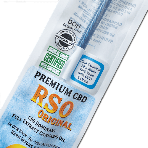 CBD RSO Original | Pine Tsunami 20:1 | Hybrid | 1g