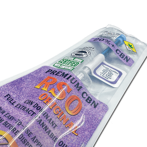 CBN RSO Original | Purple Cadillac CBN | Hybrid | 3 x 1g