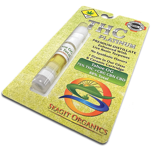 Vape THC Platinum | Tahoe OG | Hybrid | 1g by Skagit Organics