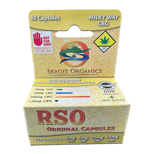 Capsules RSO Original | Milky Way | CBG | 10 Pack