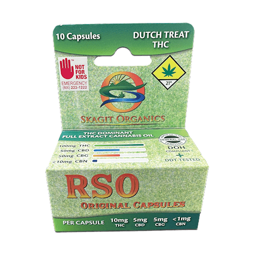 Capsules RSO Original | Dutch Treat | Hybrid | 10 Pack
