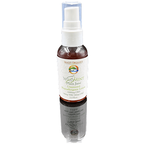 Wild Mint Plain Jane Lotion | Mixed | CBD, THC, CBG | 2.5oz