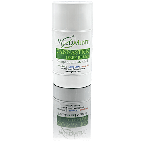 Wild Mint CannaStick | Deep Relief | Mixed | CBD, THC, CBG | 3.5oz