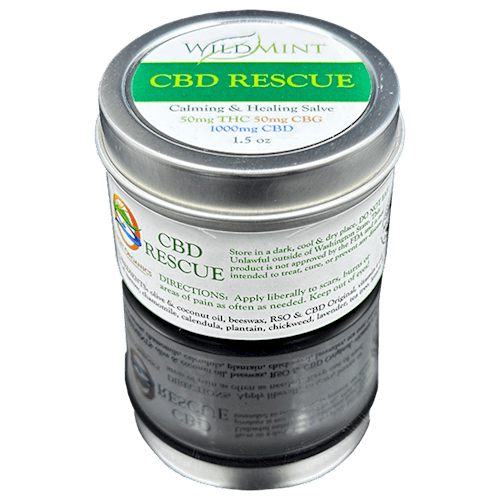 Wild Mint Salve | CBD Rescue | Mixed | CBD, THC, CBG | 3oz