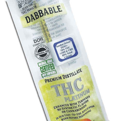 THC Platinum Distillate | Sundae Driver | Indica | 7 x 1g