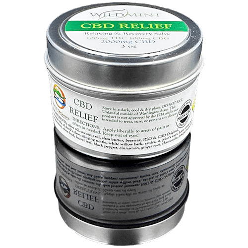 Wild Mint Salve | CBD Relief | Mixed | CBD, THC, CBG | 3oz