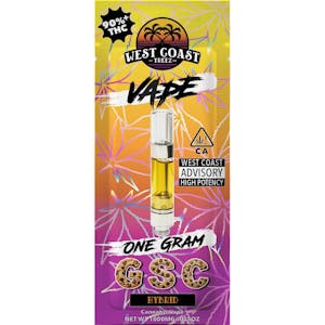 WEST COAST TREES - GSC - 1g Vape Cart (West Coast Treez)