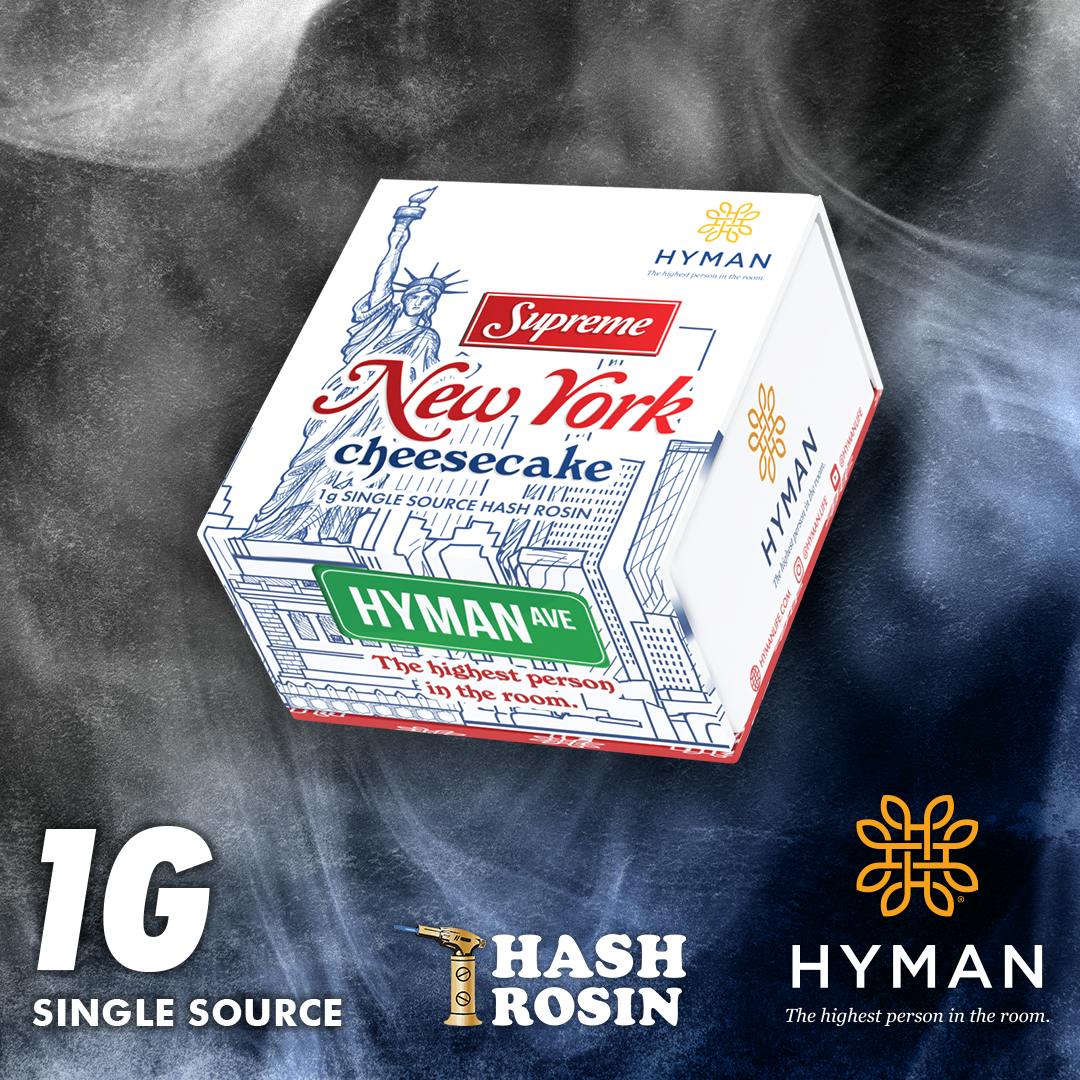 New York Supreme Cheesecake | 1G Single Source Hash Rosin | HYMAN | REC by Hyman