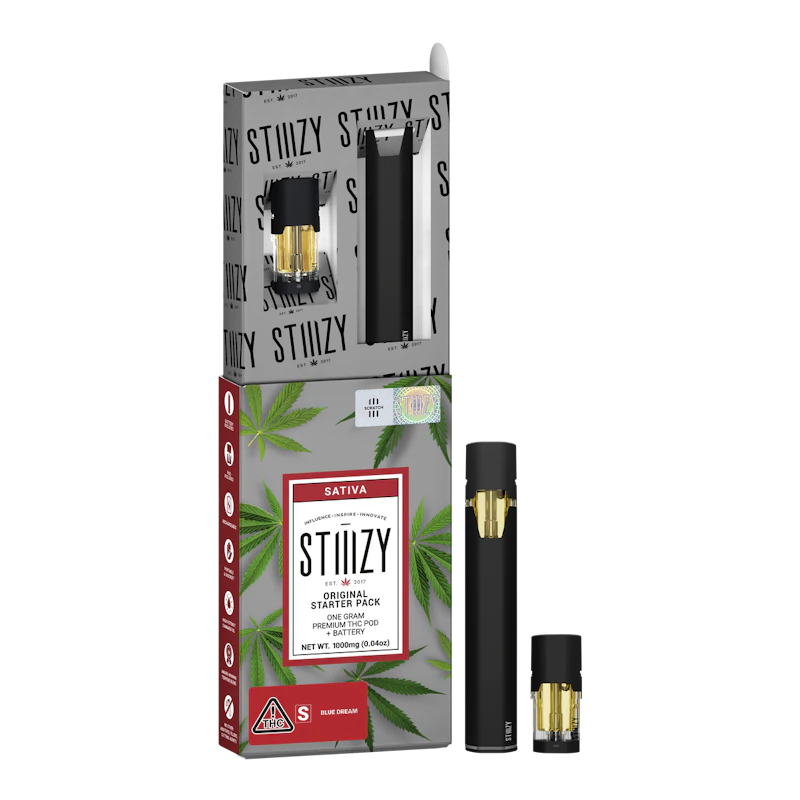 STIIIZY - Blue Dream - STIIIZY Starter Pack 1G Pod, Cartridges