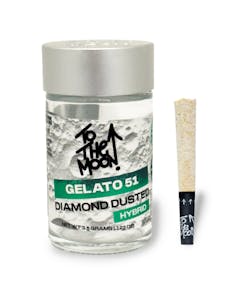 To The Moon | Pre-Roll | Diamond Dusted Joints - Gelato 51 | 3.5g, 5pk