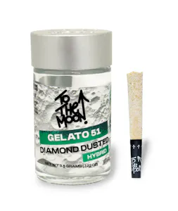To The Moon - Gelato 51 | Diamond Dusted Prerolls | 5PK