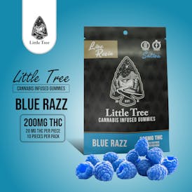 Little Tree Blue Razz Hash Rosin Gummies – 200MG