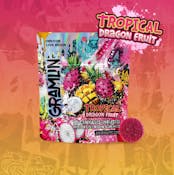 100mg Gramlin Indoor Live Rosin Gummies - Tropical Dragon Fruit (10ct)