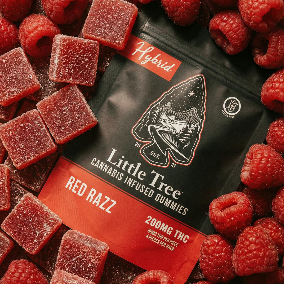 Red Razz | Edibles | 20mg | 10pk