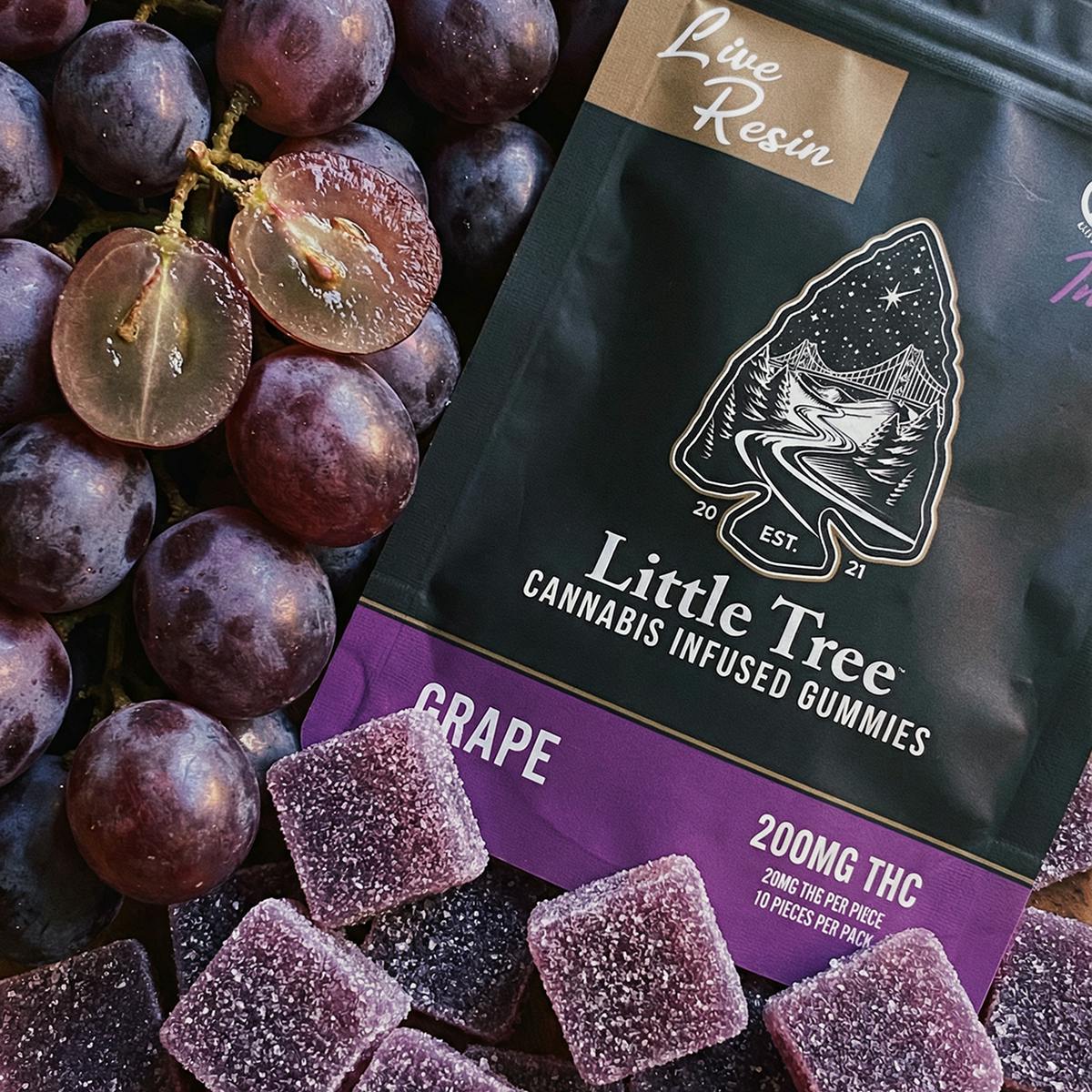 Little Tree Grape Live Resin Gummies – 200MG at Levels Cannabis - Kalamazoo