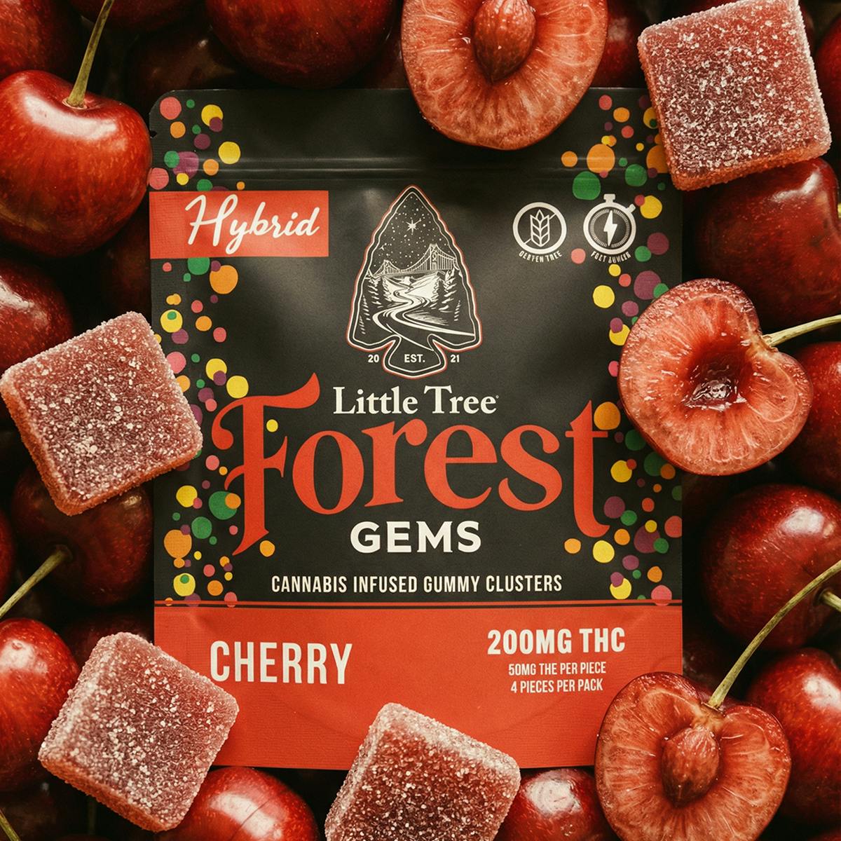 Little Tree Forest Gems Cherry– 200MG