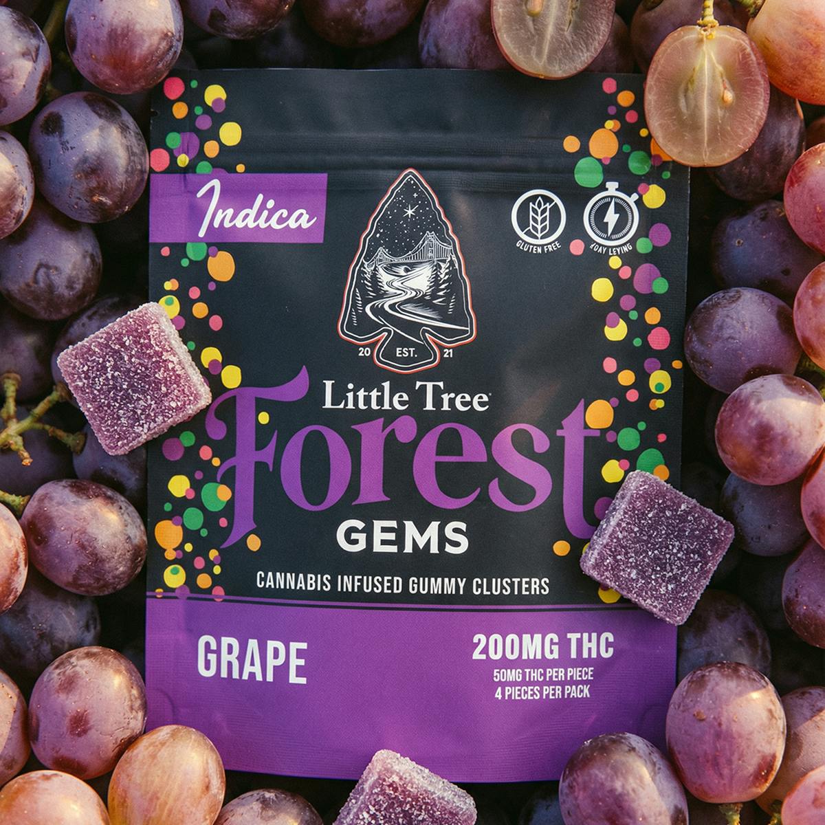 Little Tree Forest Gems Grape – 200MG