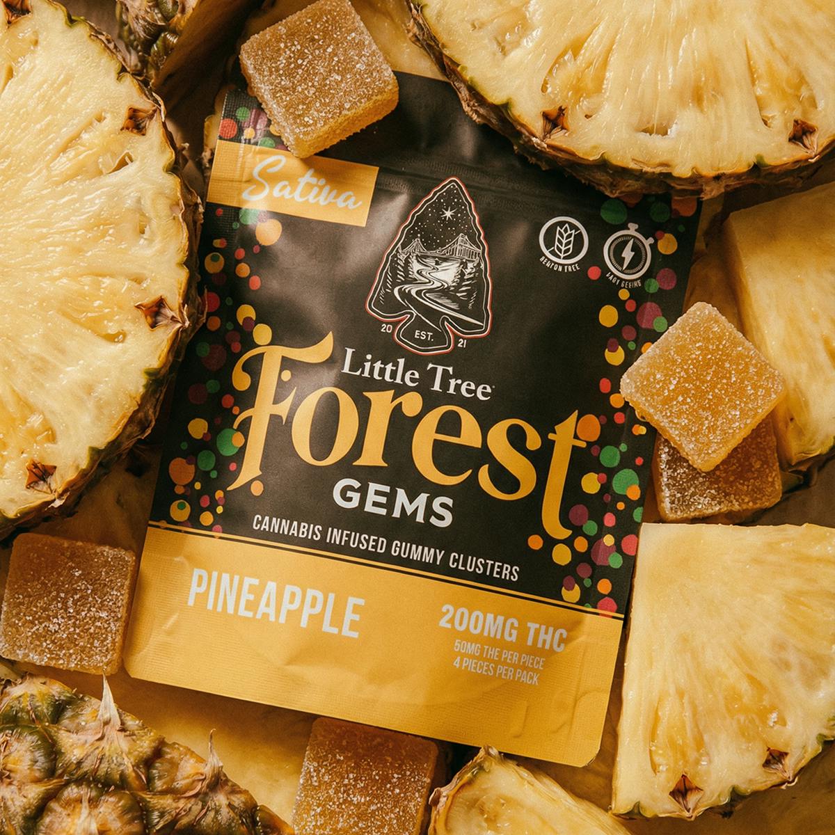 Little Tree Forest Gems Pineapple– 200MG