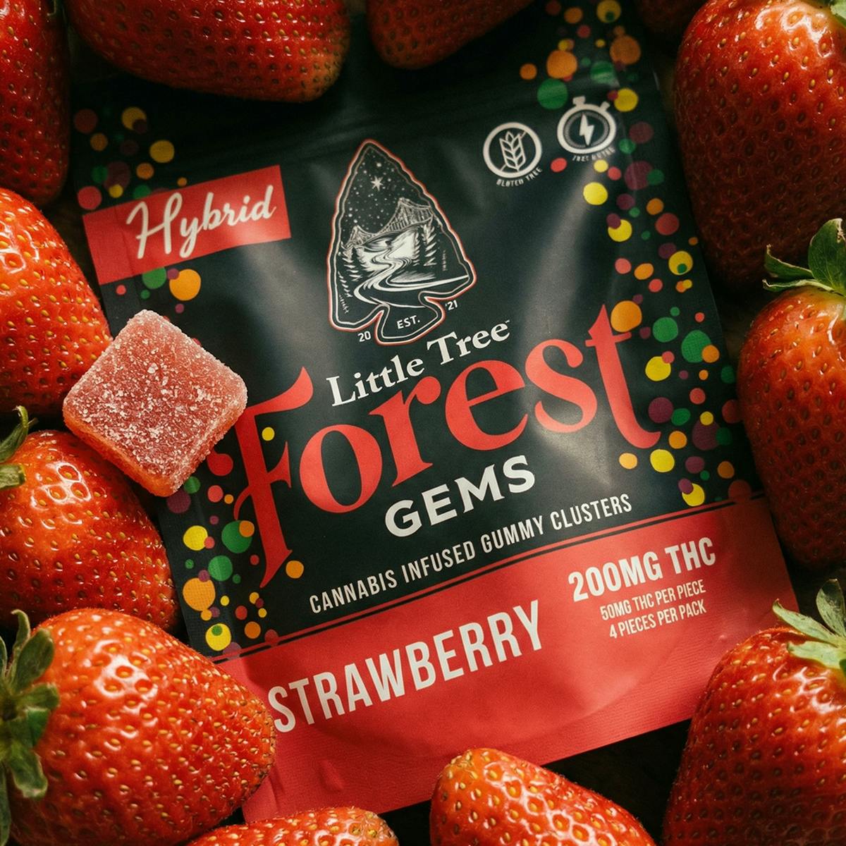 Little Tree Forest Gems Strawberry– 200MG